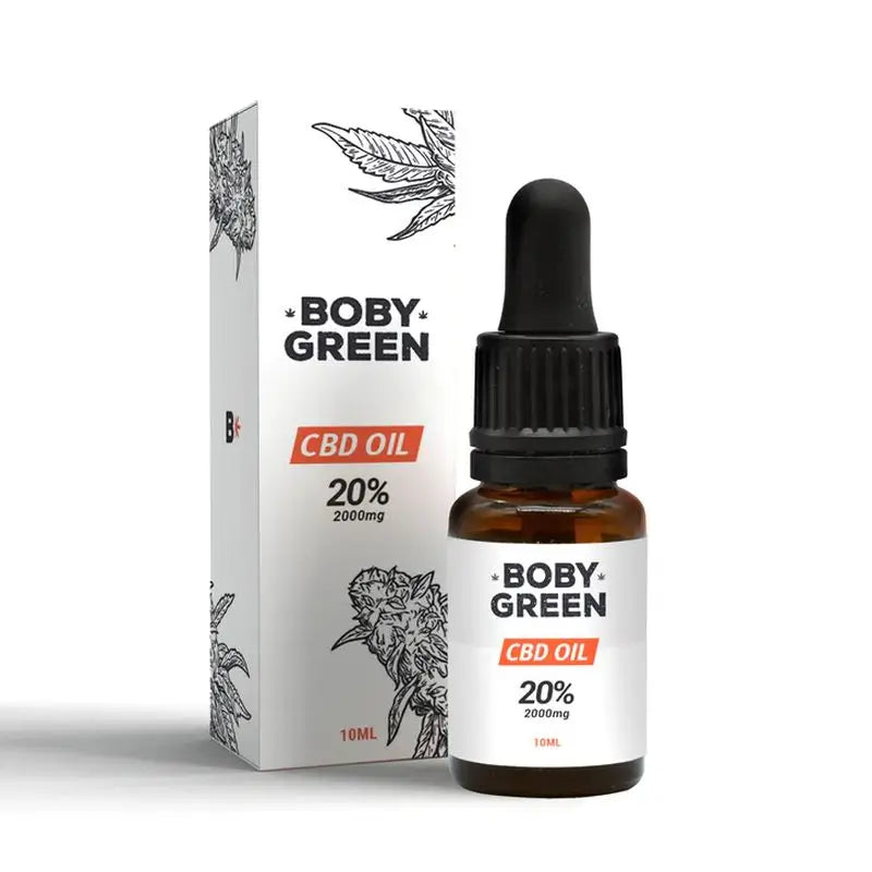 Bobygreen Oil 20 % (2000 Mg CBD) CBD Full Spectrum CBD 100% Natural , Organic, Pesticide Free, 10 ml drops