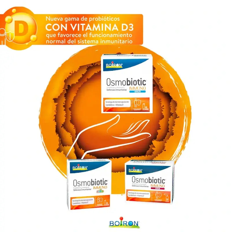 Boiron Osmobiotic Immuno Adult Probiotic, 30 sachets orodispersibles