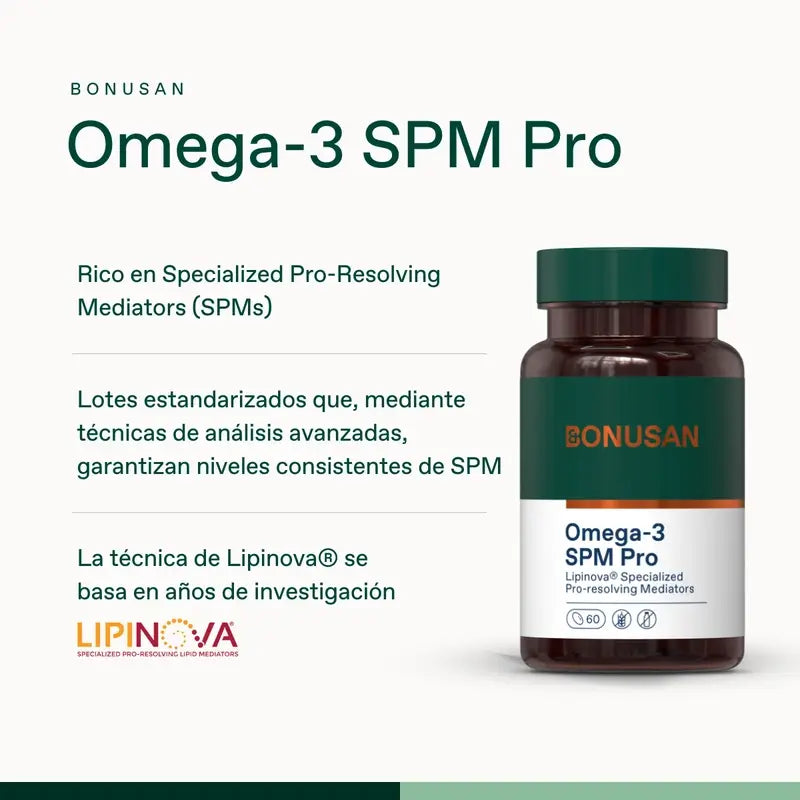 Bonusan Omega-3 Spm Pro, 60 perles