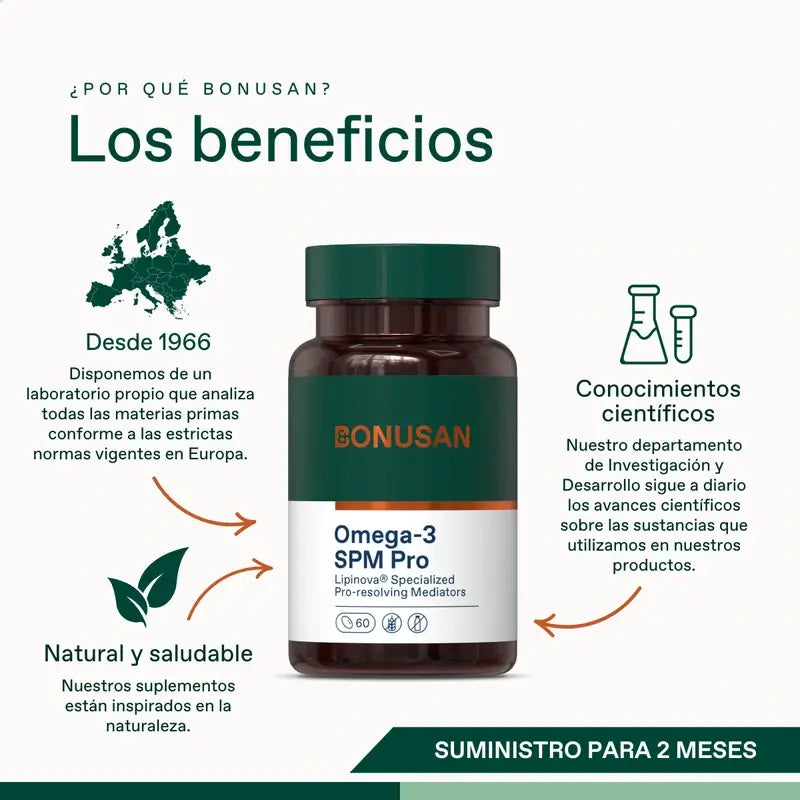 Bonusan Omega-3 Spm Pro, 60 perles