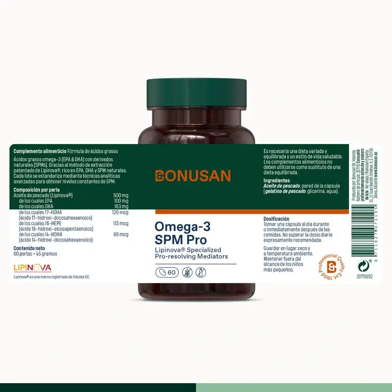 Bonusan Omega-3 Spm Pro, 60 perles