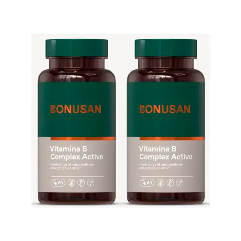 Bonusan Vitamin B Complex Active , 2X60 Capsules