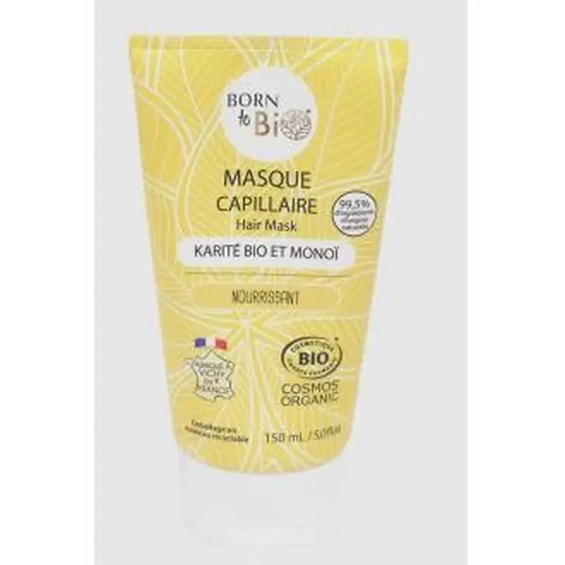 Born To Bio Shea Butter & Monoi Hair Mask 150Ml. Bio