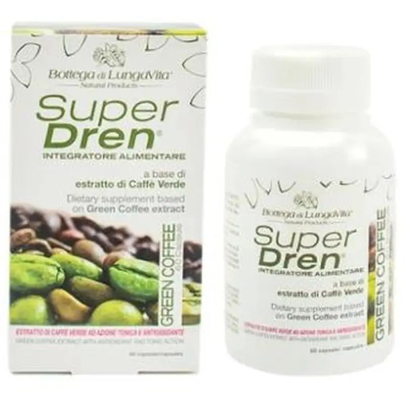 Bottega Di Lungavita Super Dren Green Coffee Capsules 60Cap.