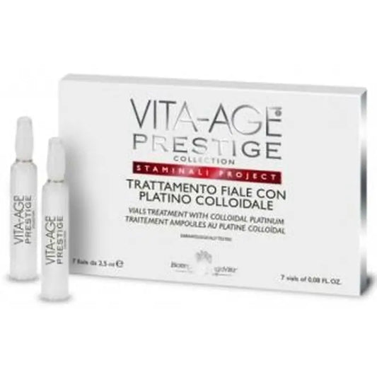 Bottega Di Lungavita Vita-Age Prestige Colloidal Platinum Ampoules 7Amp.