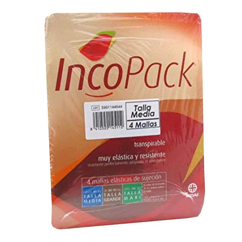 Incopack Washable Elastic Incontinence Briefs Normal Size 4 pieces