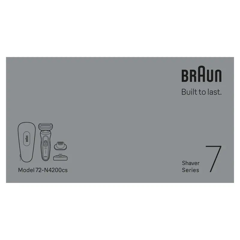 Rasoir Braun Series7 72-N4200Cs Noir