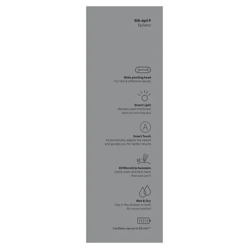Braun Silk-Épil 9 SES9-000, épilateur électrique pour femmes