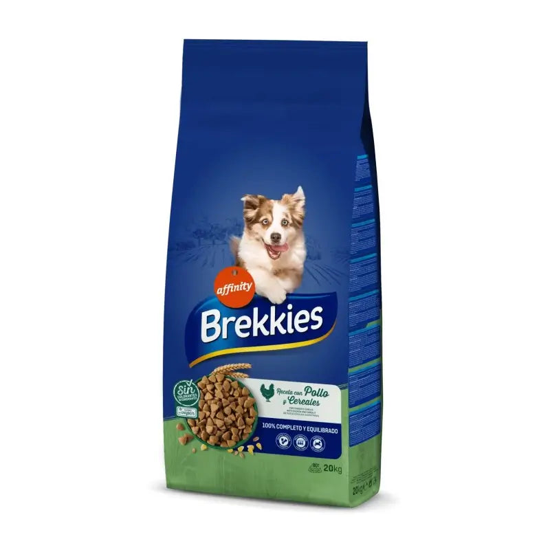 Brekkies - Croquettes pour chien à la recette au poulet, 20 kg