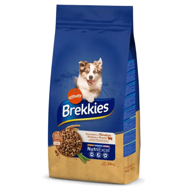 Brekkies Aliments pour chiens à l'agneau Lb&Rc, 20 kg