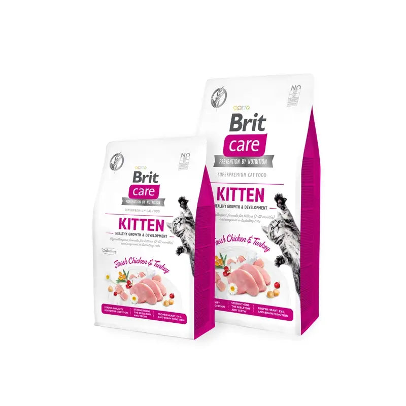 Brit Care Cat Grain Free Kitten Healthy Growth 400 grammes