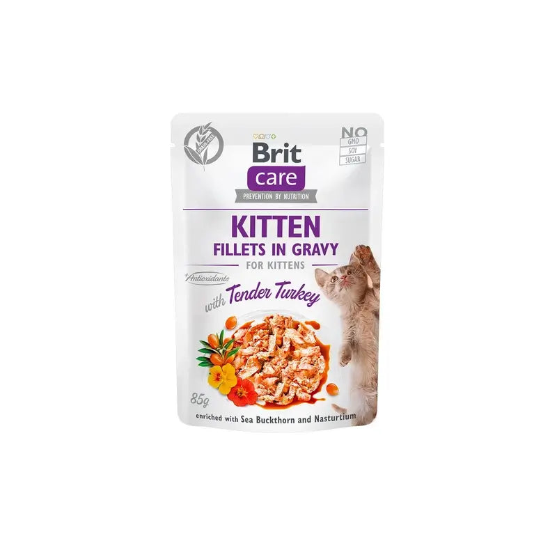 Brit Care Cat Kitten Dinde, sachets de 24 x 85 grammes