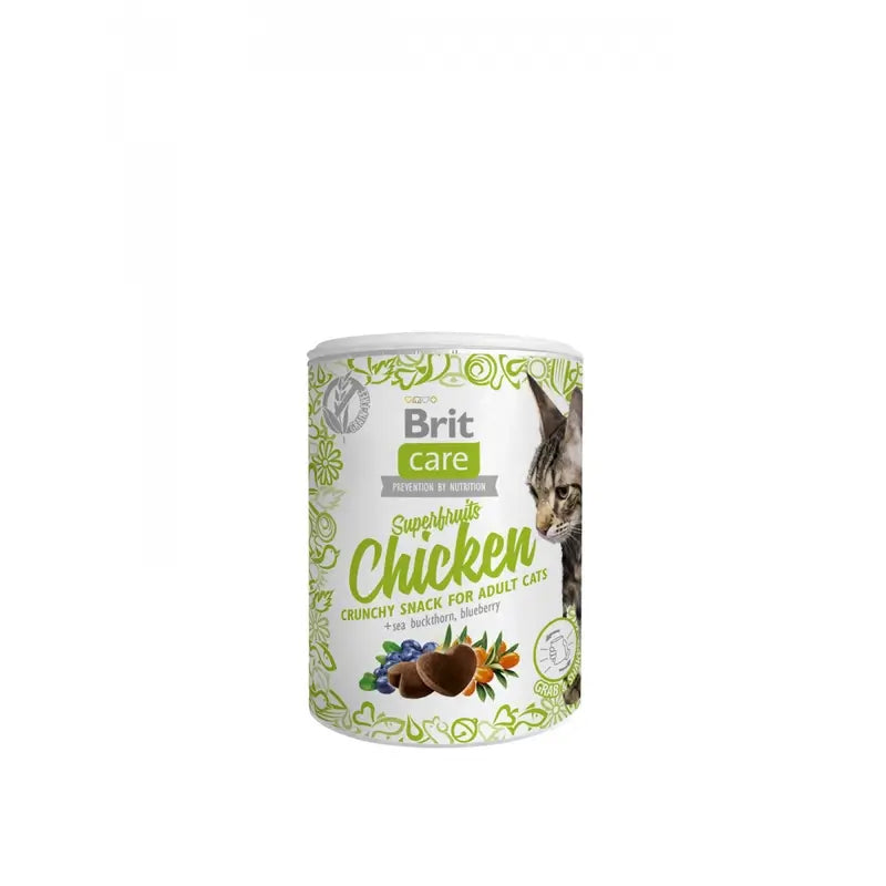 Brit Care Cat Snack Sf Poulet 6 x 100 grammes