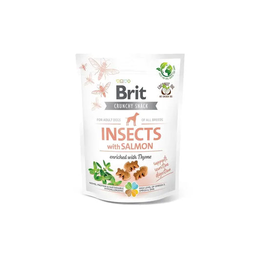Brit Care Dog Crunchy Insectes au saumon 6 x 200 g