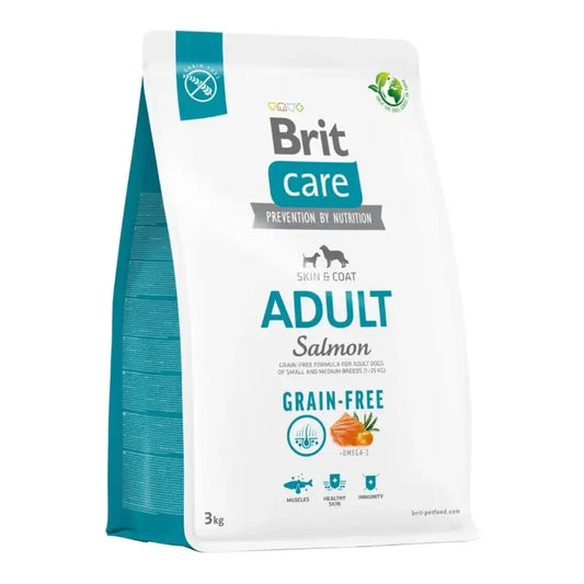 Brit Care Dog Grain Free Adult Grandes Races Saumon 3 kg