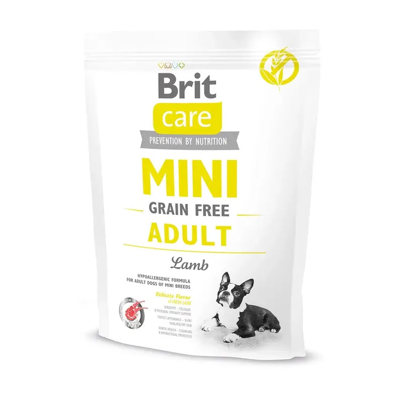 Brit Care Dog Mini Grain Free Adult Agneau 400 grammes