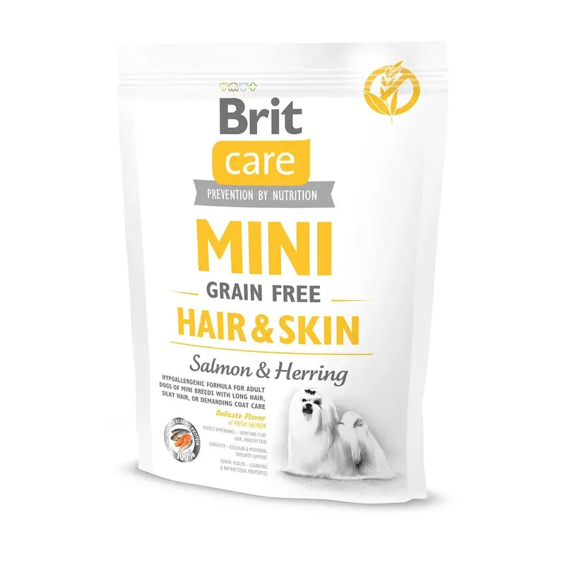 Brit Care Dog Mini Grain Free Hair Skin 400 grammes