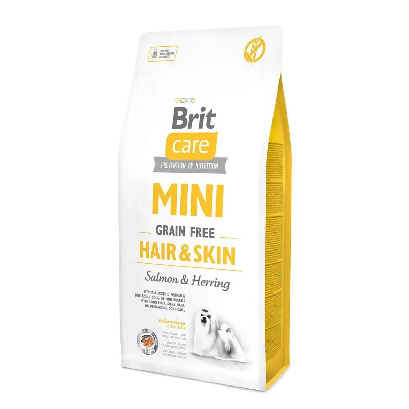 Brit Care Dog Mini Grain Free Hair Skin 7 kilos