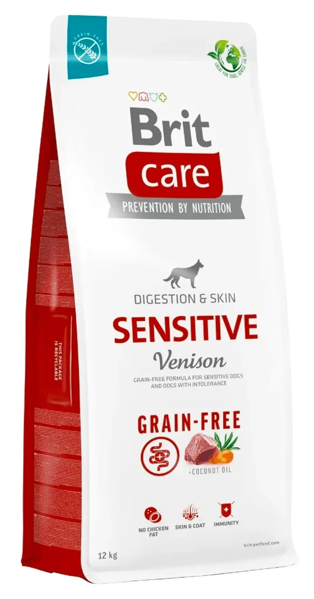 Brit Care Dog Sensitive Venison 12Kg pour chiens