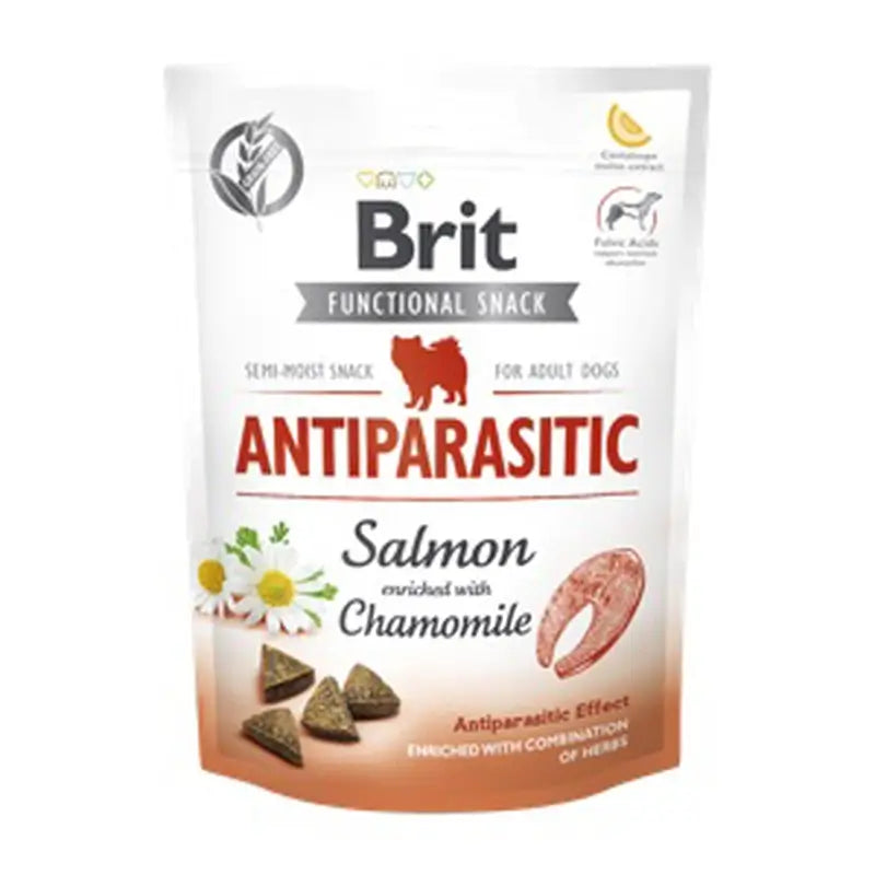 Brit Care Friandises antiparasitaires pour chiens au saumon 10 x 150 g