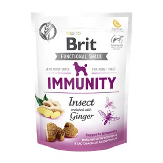 Brit Care Dog Snack Immunity Insectes 10 x 150 g