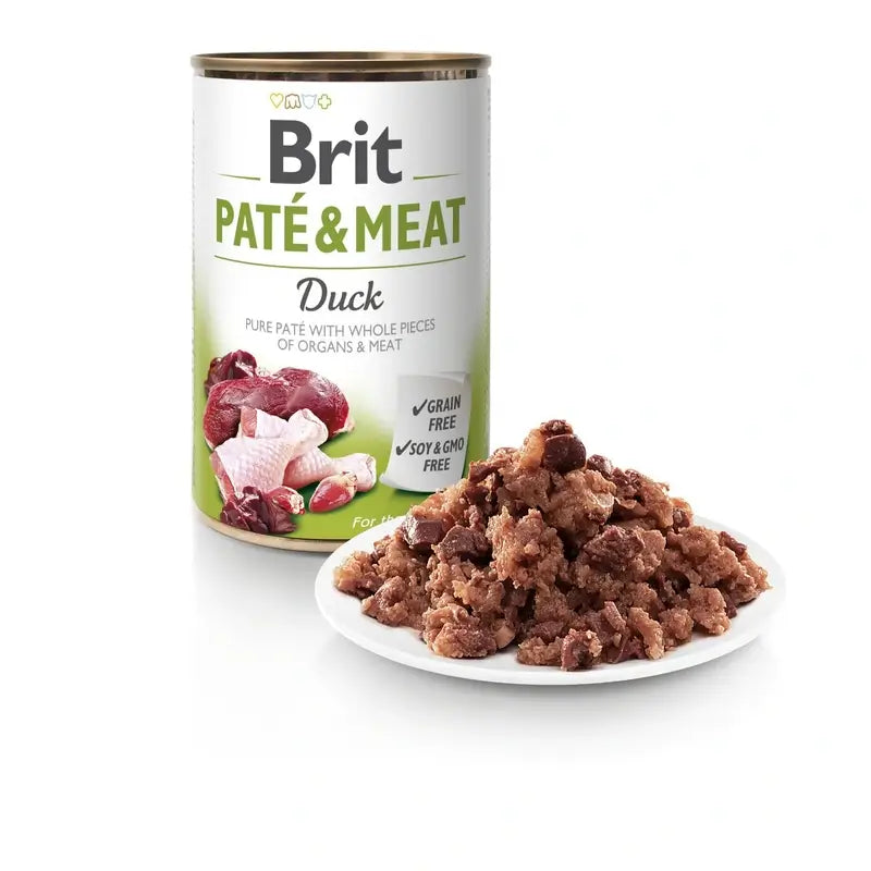 Brit Dog Pâté au canard 6 x 400 grammes