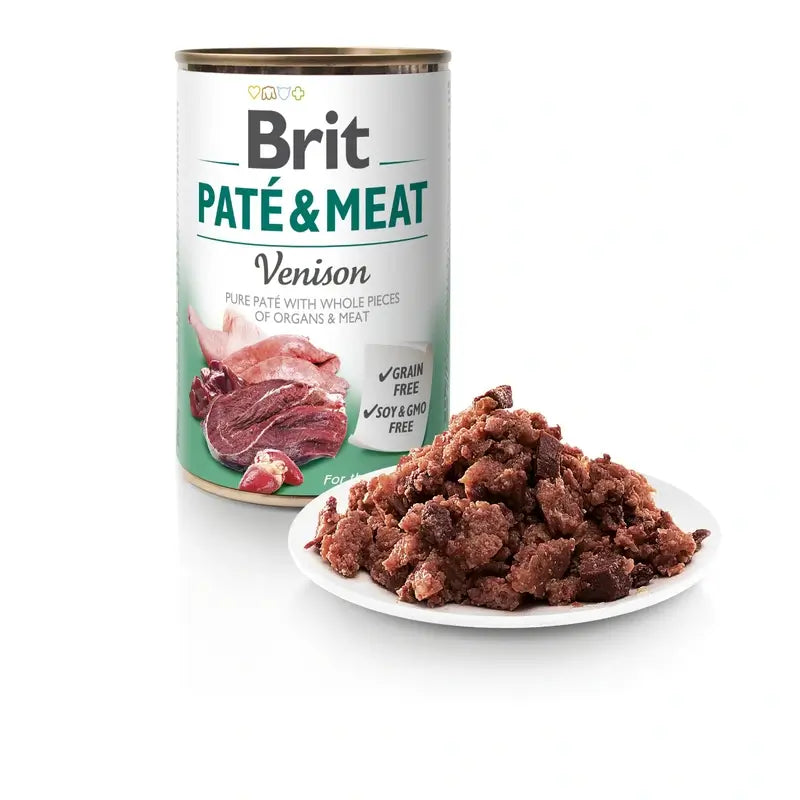 Brit Dog Pâté au chevreuil 6 x 400 grammes