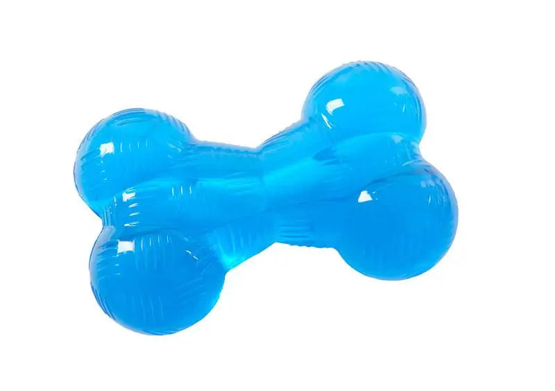 Buster Bone With Blue Rope L 16Cm