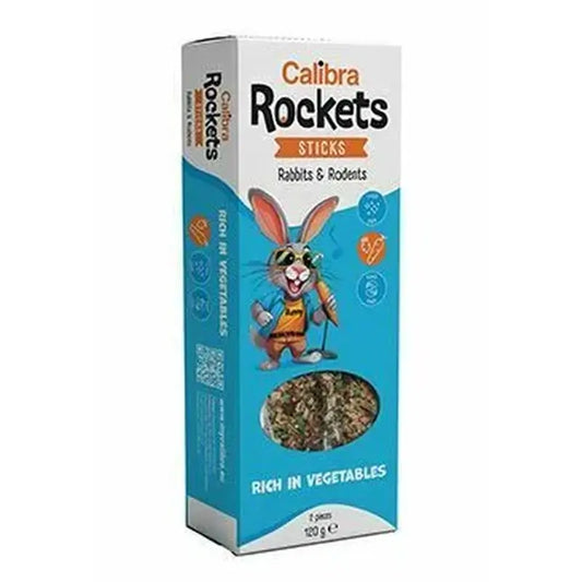 Calibra Calibra Rockets Sticks Lapins et rongeurs - Légumes 120 g