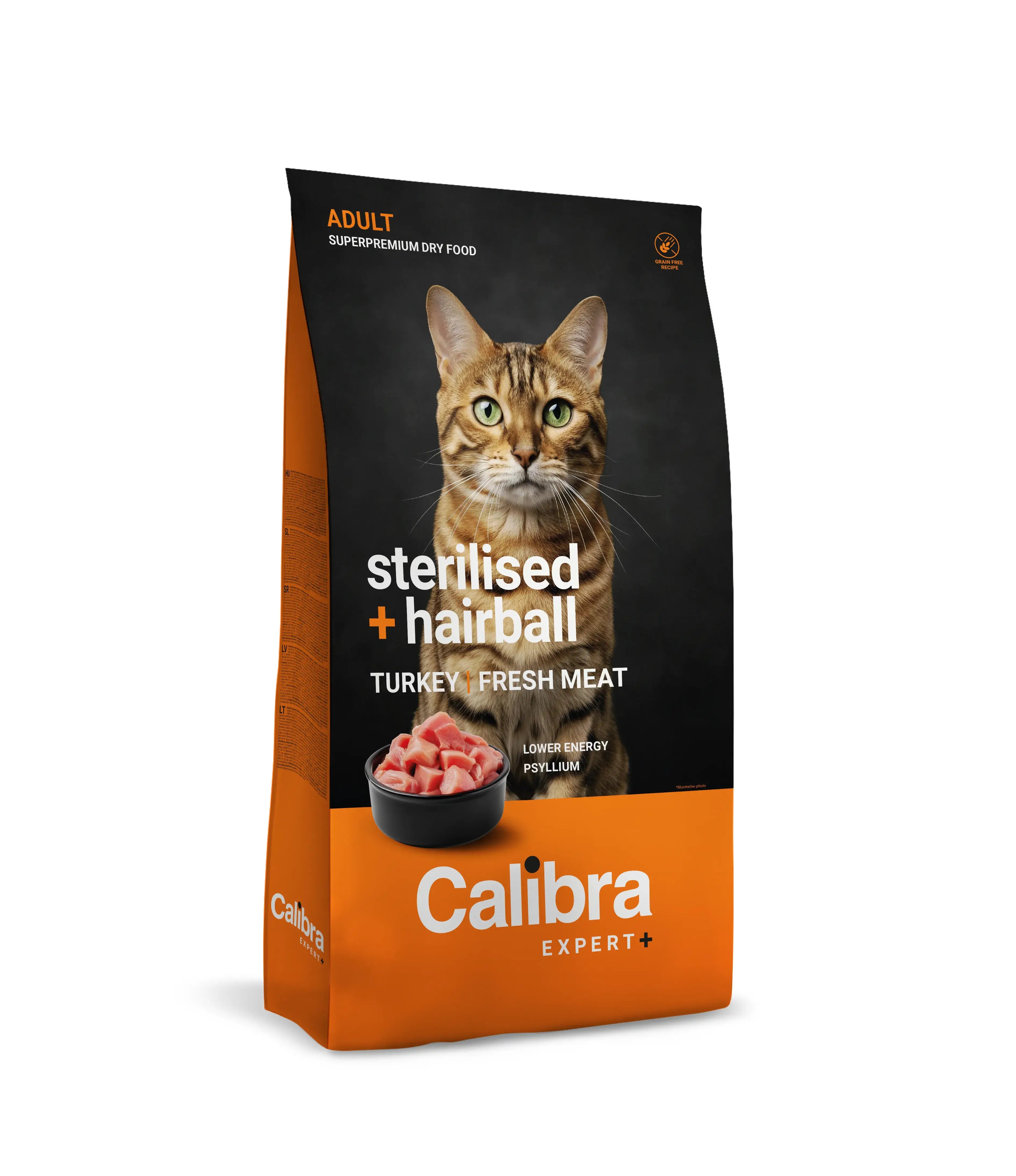 Calibra Cat Expert+ Adulte Stérilisé & Nourriture pour boules de poils 6Kg