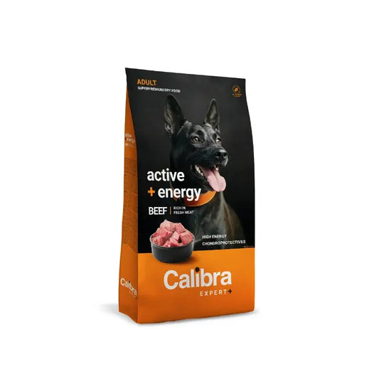 Calibra Dog Expert+ Adult Active & Energy Calibra Dog Expert+ Adult Active & Energy Beef Feed 12Kg