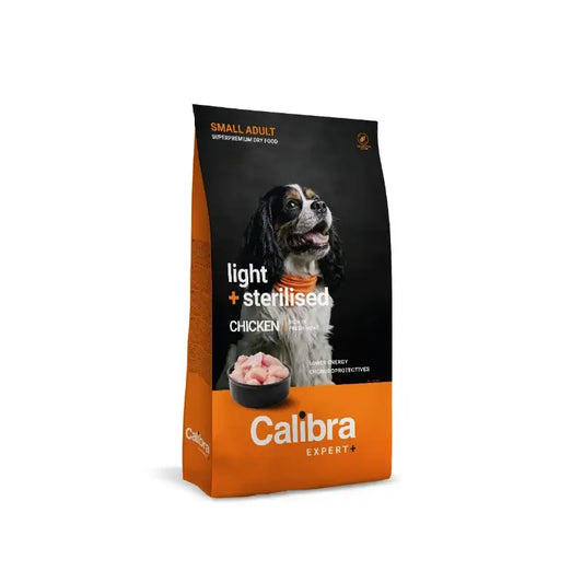 Calibra Dog Expert+ Adulte Small Light&Steril Aliment Poulet 1.5Kg