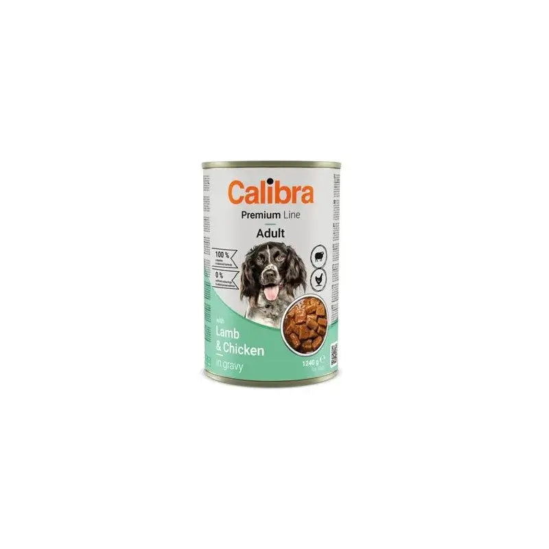 Calibra Dog Premium With Lamb & Chicken 12X1240G Tin