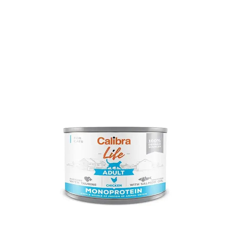 Calibra Cats Life Adult Chicken Tin 6X200Gr