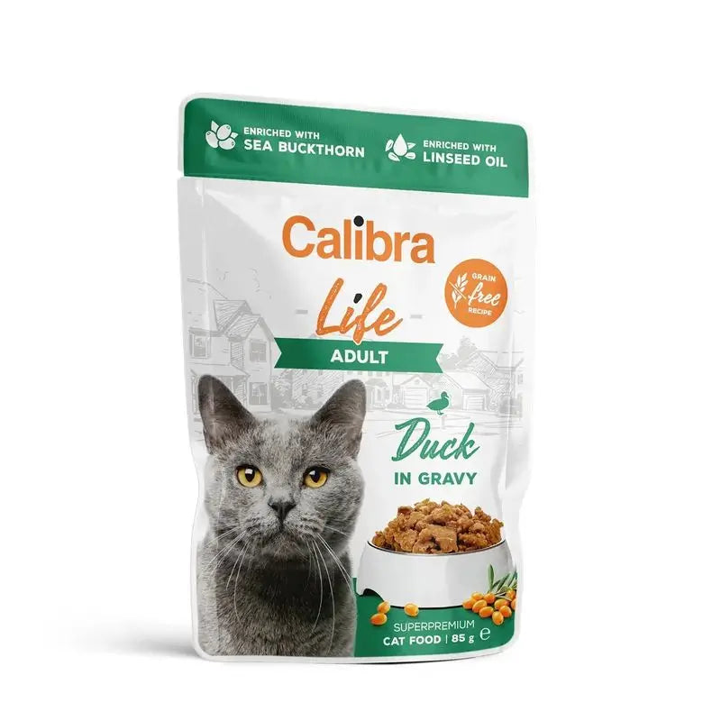 Calibra Cats Life Pouch Adult Duck In Sauce 28X85Gr