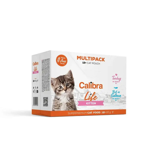 Calibra Cats Life Pouch Kitten Multipack 12X85Gr