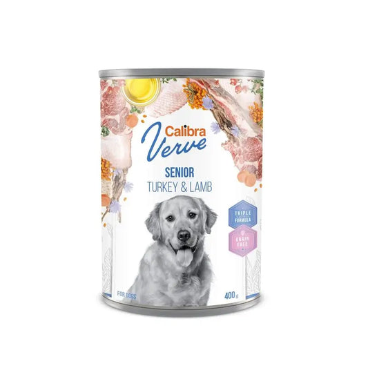 Calibra Dogs Gf Verve Senior Turkey & Lamb Box 6X400Gr