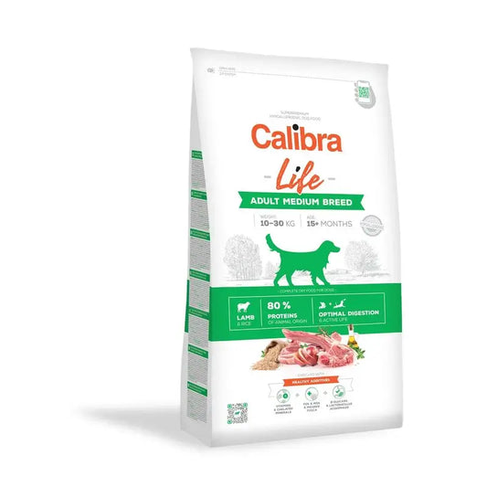 Calibra Dogs Life Adult Medium Breed Lamb 2,5Kg