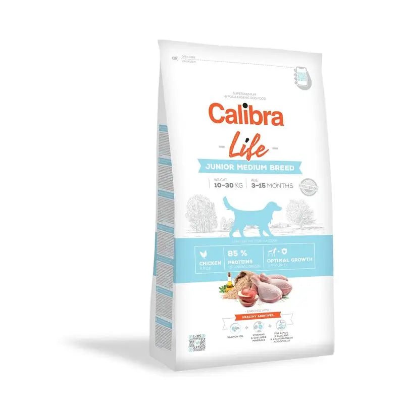 Calibra Dogs Life Junior Medium Breed Chicken 2,5Kg