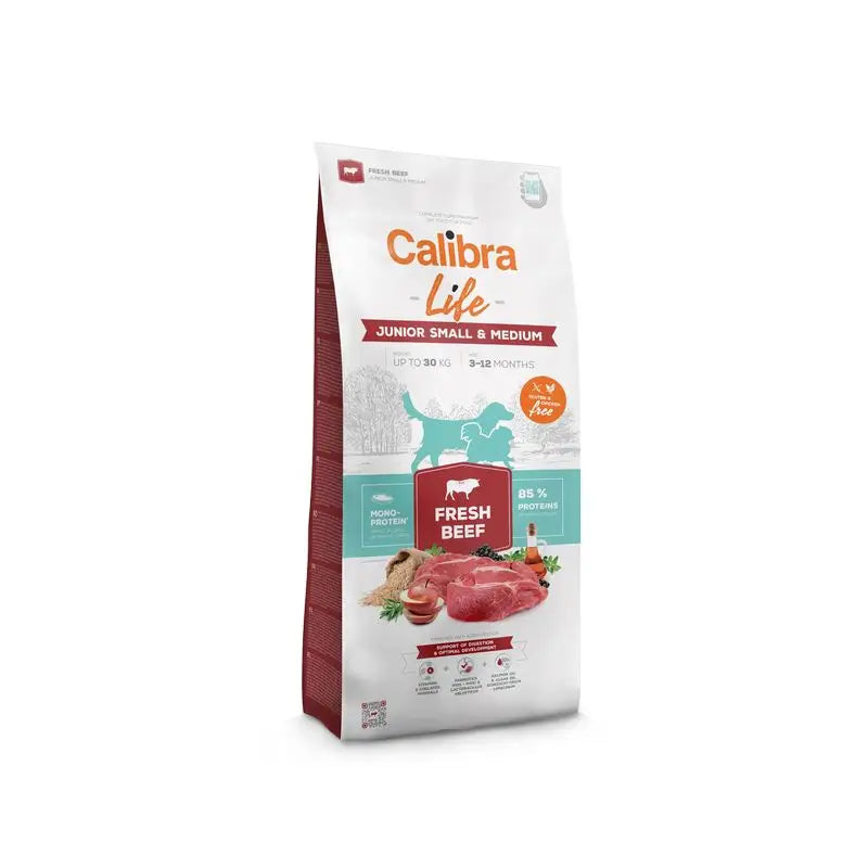 Calibra Dogs Life Junior Small & Medium Fresh Beef 12Kg