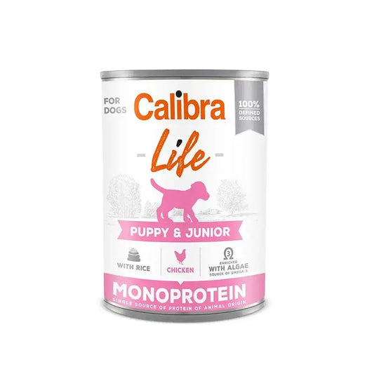 Calibra Dogs Life Can Puppy&Junior Chicken & Rice 6X400Gr