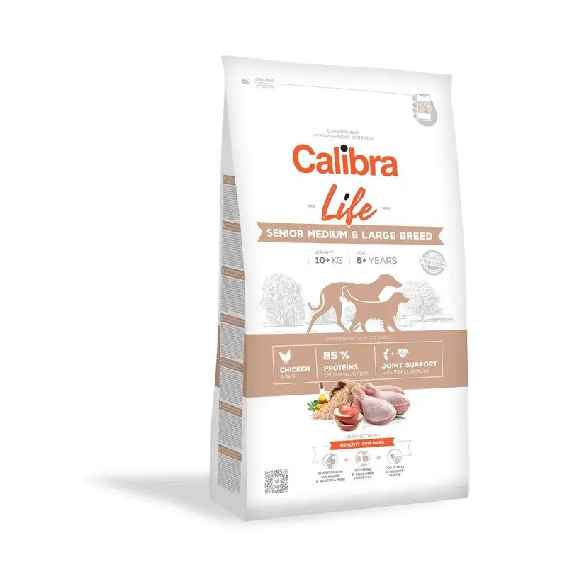 Calibra Dogs Life Senior Medium & Large Chicken 12Kg