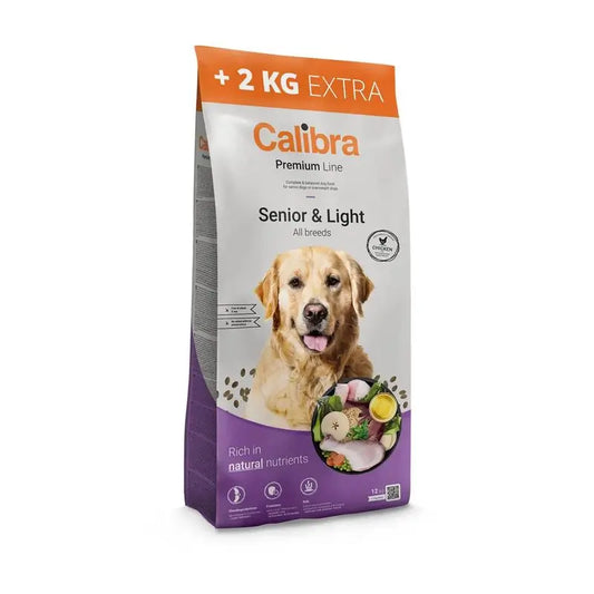 Calibra Dogs Premium Line Senior&Light 12+2Kg