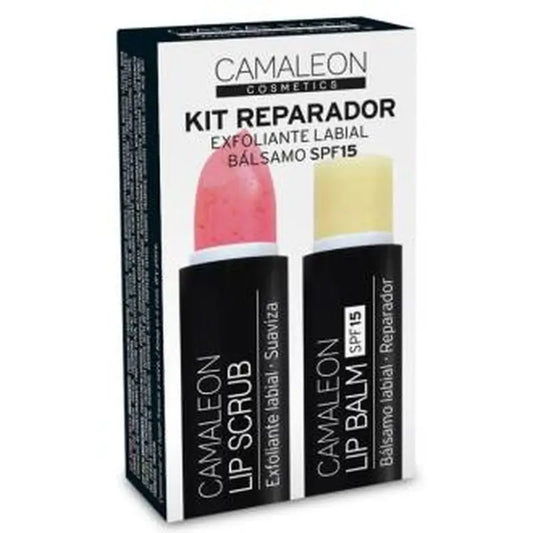 Camaleon Cosmetics Camaleon Strawberry Lip Repair+Scrub Kit.