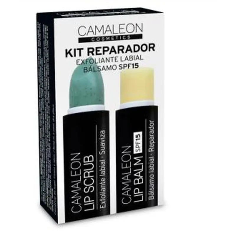 Camaleon Cosmetics Camaleon Lip Repair Kit + Melon Scrub.