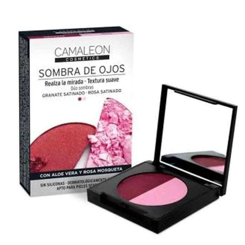Camaleon Cosmetics Camaleon Eyeshadow Duo Garnet-Pink