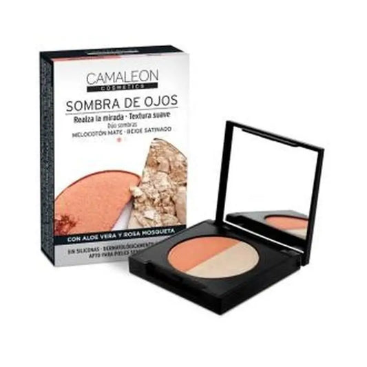 Camaleon Cosmetics Camaleon Peach-Beige Duo Eyeshadow
