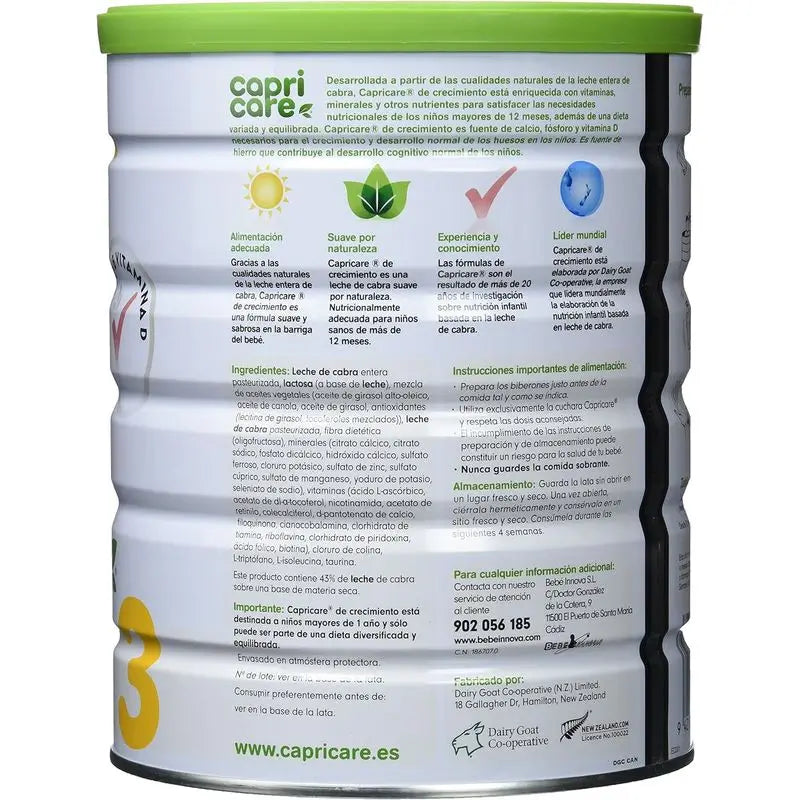 Capricare 3 Lait de croissance, 800g