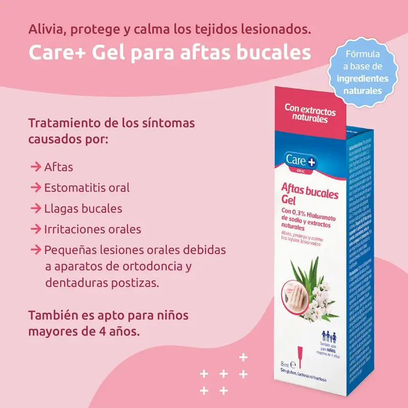 Care+ Aftas Gel buccal, 8 ml