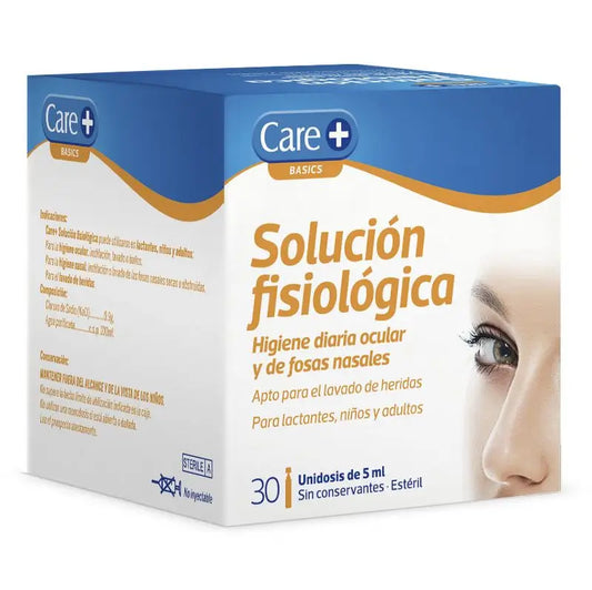 Care+ Physiological Solution 5Ml, 30 Units